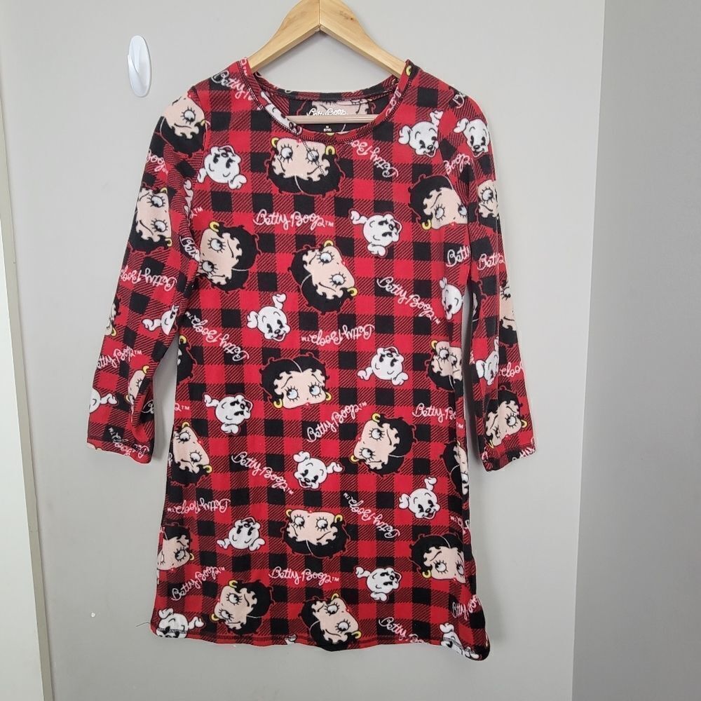 Betty Boop Fleece Nightgown Medium
